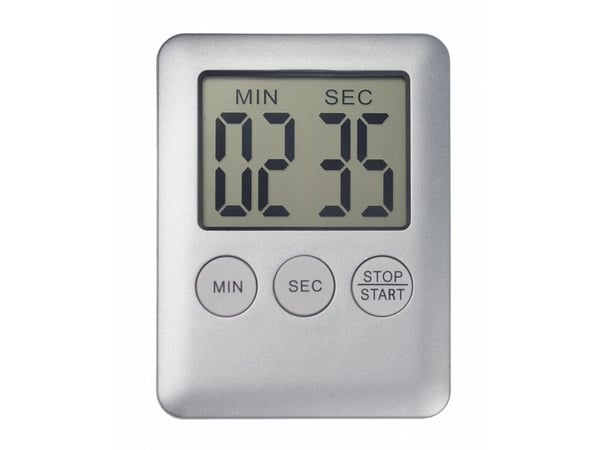 Kaiser 4216, Daglig timer, Silver, Digital, LCD, Knappar, 100 min