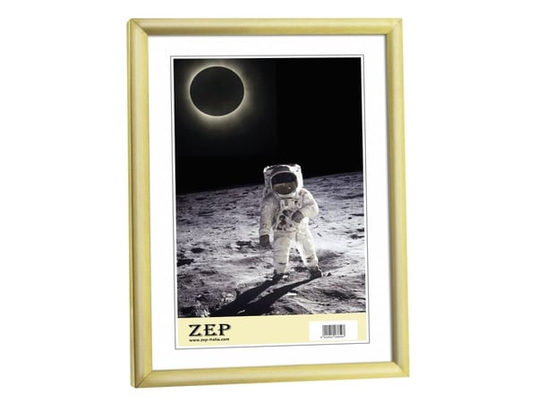 ZEP Basic Frame, Gull, Enkel bilderamme, Bord, Vegg, 10 x 15 cm, Rektangulær