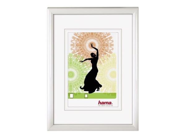 Hama Madrid, Enkel bilderamme, Plast, Hvit, 20 x 30 cm, 300 mm, 1,7 mm