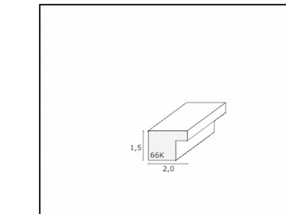 Deknudt S66KF2 P1, Enkel bilderamme, MDF, Tre, Sort, 20 x 30 cm, Rektangulær, Landskap
