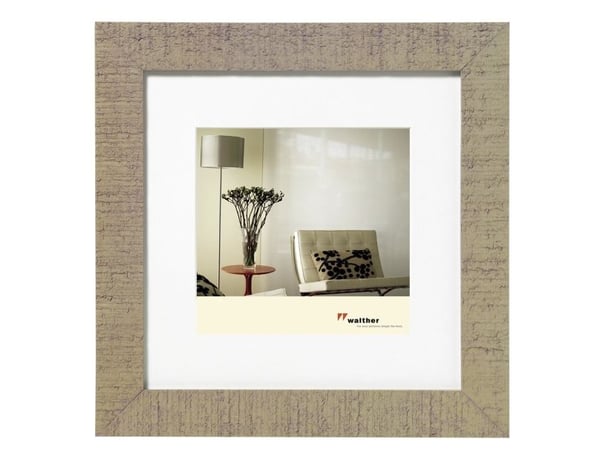 Bildramme Walther design HO440C Home 40x40 cm i tre, brunlig