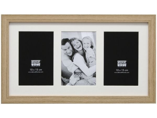 Deknudt S66KB3, 3 bilder i 1 ramme, Tre, Tre, 13 x 18 cm, Rektangulær, 490 mm