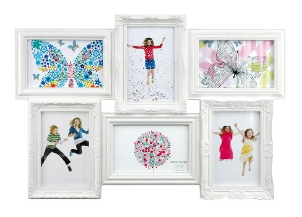 ZEP H2346, 3 bilder i 1 ramme, Fotoark kartong, Hvit, Vegg, 10 x 15 cm, 10 x 15 cm