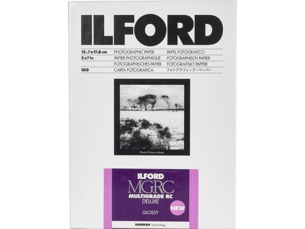 Ilford fotografisk papir til mørkerom 13x18 cm (HAR1179848)