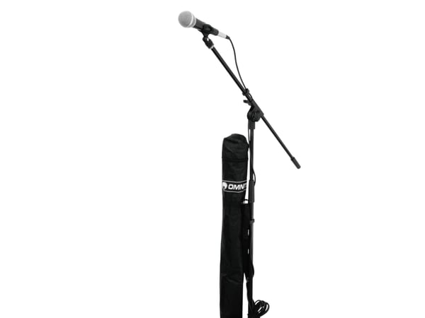 Omnitronic 13995010, Scene/opptreden, Kardioide, Dynamisk, Koblet med ledninger (ikke trådløs), XLR-3, Sort