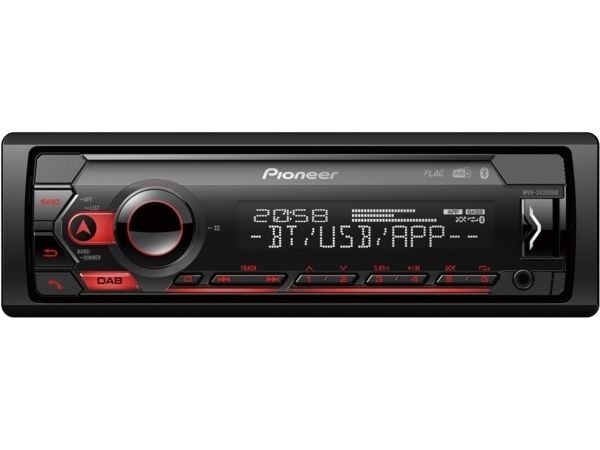 Pioneer MVH-S420DAB - Vogn - digitalmottaker - i instrumentbordet - Enkelt-DIN - 50 watt x 4