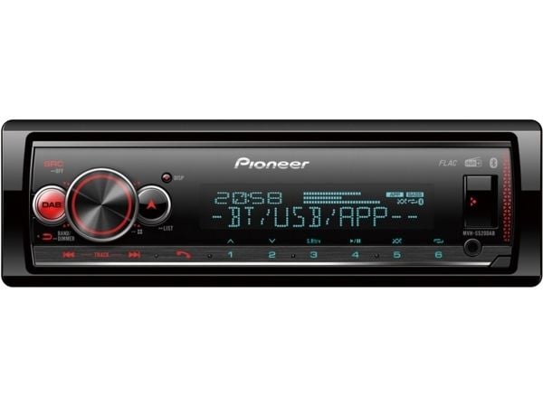 Pioneer MVH-S520DAB -autoradio Bluetoothilla