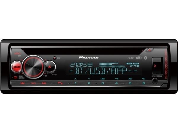 Pioneer DEH-S720DAB - Vogn - CD-mottaker - i instrumentbordet - Enkelt-DIN - 50 watt x 4
