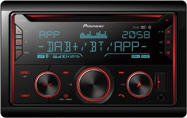 Pioneer FH-S820DAB - Vogn - CD-mottaker - i instrumentbordet - Double-DIN - 50 watt x 4