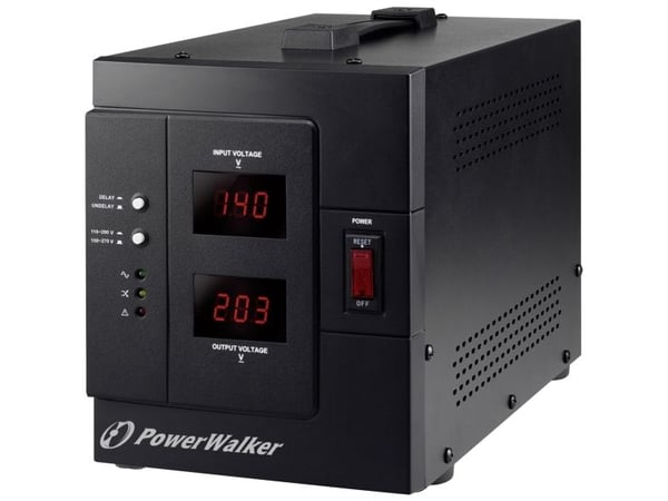 PowerWalker AVR 3000/SIV - Automatisk strømregulator - AC 230 V - 2400 Watt - 3000 VA - output-stikforbindelser: 2 - lajittelu