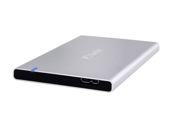 FANTEC ALU-7MMU3 - Lagringskapsel - 2,5" - SATA 6Gb/s - USB 3.0 - sølv