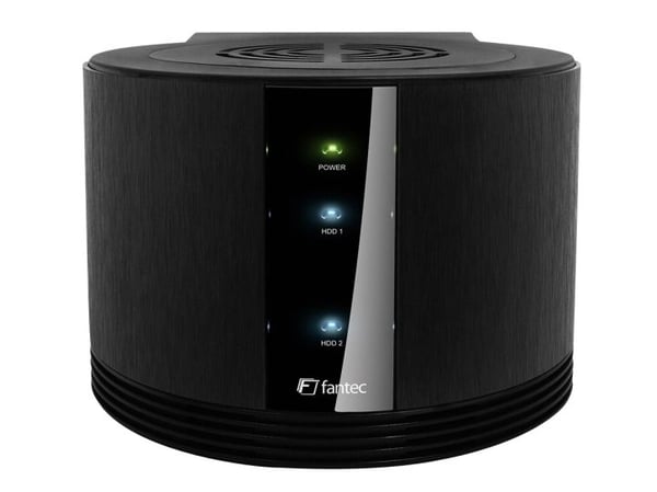FANTEC SQ-X2RU3e - Harddiskarray - 2 brønner (SATA-600) - HDD 0 - SATA 3Gb/s, USB 3.0 (ekstern)
