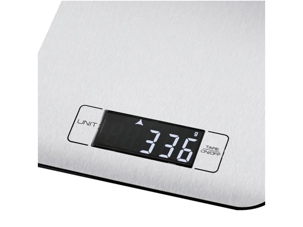 ProfiCook PC-KW 1061 - Kjøkkenvekt - rustfritt stål / svart