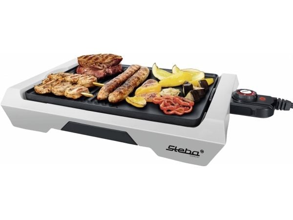 Steba VG 50 Grill Bordplade Elektrisk Sort, Grå 2000 W