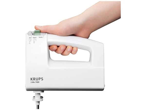 Krups F60814, Håndmikser, Hvit, 500 W, 224 mm, 110 mm, 213 mm