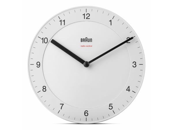 Braun BC 17, Seinä, Mechanical clock, Muu, Valkoinen, Classic, AA