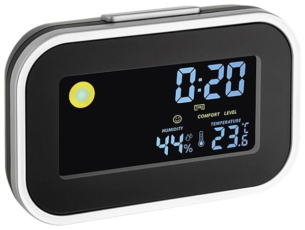 TFA - Väckarklocka - rektangulär - kvarts - skrivbord