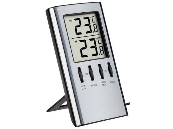 TFA - Termometer - digital - silver
