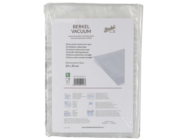 Berkel - Pussi - tyhjiölaitteelle - läpinäkyvä (50 kpl)