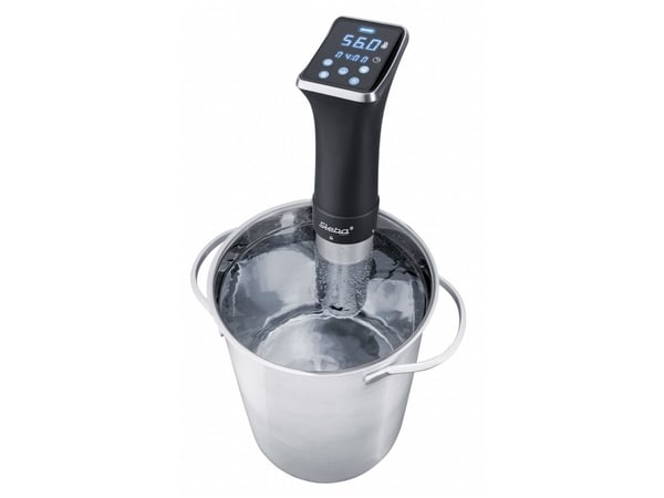 Steba SV 80, Sous vide -vesipumppu, Musta, Ruostumaton teräs, LCD, 90 °C, 99 h, IPX7