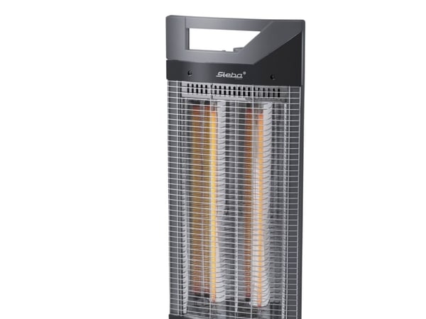 Steba CH 1 ECO, Karbonfiber, 90°, Gulv, Antrasitt, Sort, Rotasjon, 1000 W