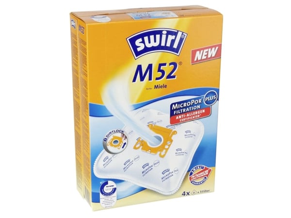 Swirl M 52, Blå, Hvit, Gult, 240 mm, 168 mm, 74 mm, 180 g, 4 stykker