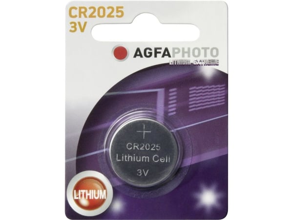 AgfaPhoto - Batteri CR2025 - Li - 150 mAh