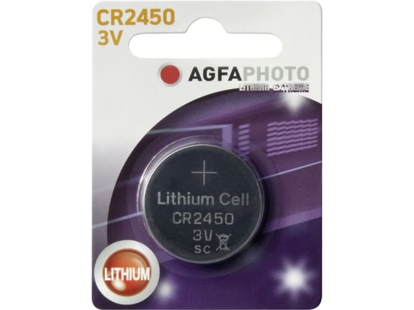 AgfaPhoto - CR2450-batterier - Li