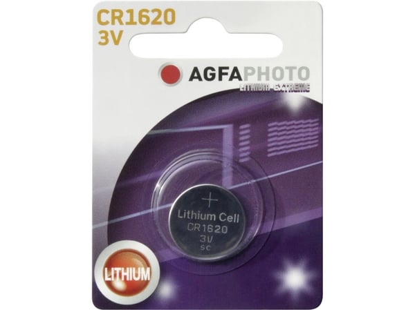 AgfaPhoto - CR1620 batterier - Li