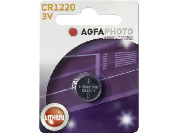 AgfaPhoto - Batteri CR1220 - Li - 35 mAh