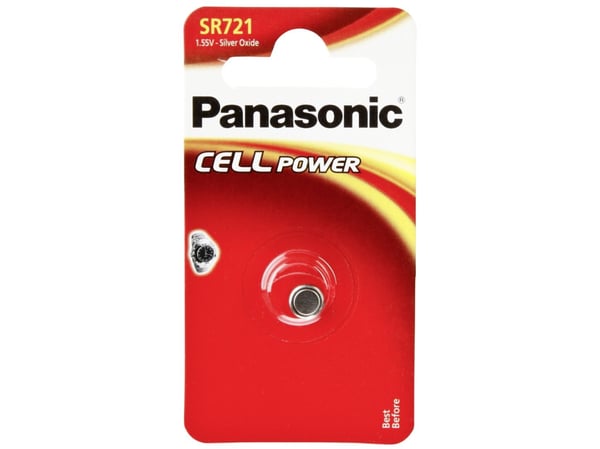 Panasonic Cell Power SR721 - Batteri SR721 - sølvoksid - 25 mAh