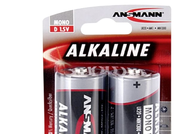 ANSMANN RED LINE - Batteri 2 x D - alkaliskt