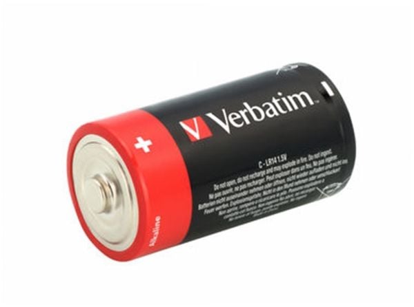 Verbatim - Batteri 2 x C - alkaliskt