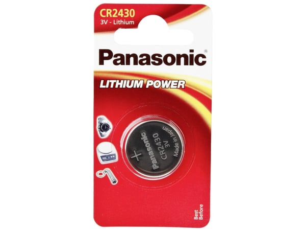 Panasonic CR2430L/1BP - Batteri CR2430 - Li - 285 mAh