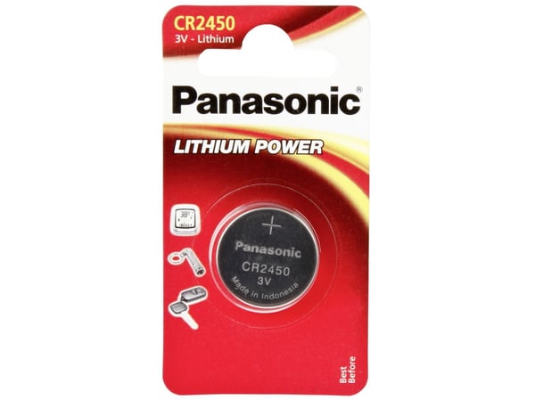 Panasonic CR2450L/1BP - Batteri CR2450 - Li - 620 mAh