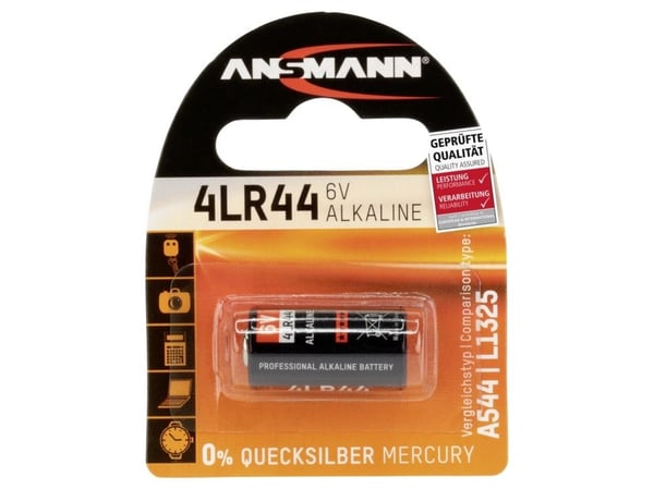 ANSMANN - Batteri 4LR44 - alkaliskt