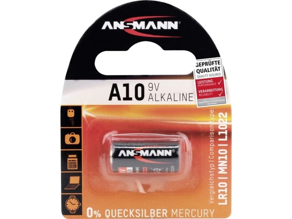 ANSMANN - Batteri 10A - alkaliskt