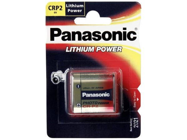 CR-P2 60V-1600MAH LITIUM KAMERABATTERI 1 STK. I BLISTERI