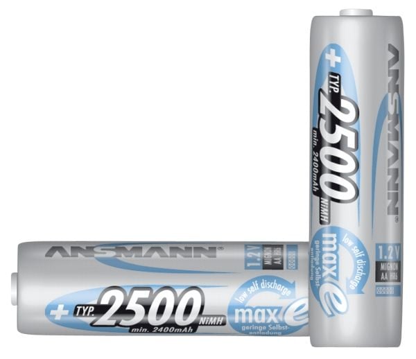 ANSMANN maxE plus - Akku 2 x AA-tyyppi - NiMH - (ladattava) - 2500 mAh