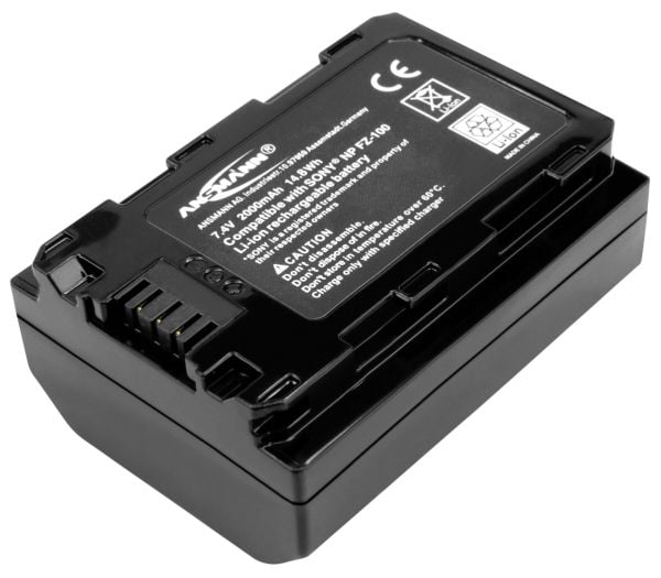 Ansmann 1400-0079, Sony, 2000 mAh, 7,4 V, Lithium Polymer (LiPo)