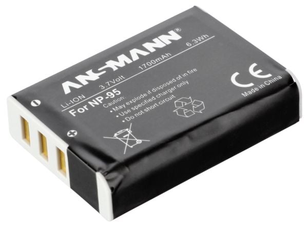 Ansmann A-Fuj NP 95, 1700 mAh, 3,7 V, Litiumioni (Li-Ion)