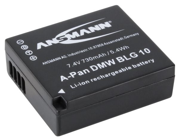 ANSMANN A-Pan - Batteri - Li-Ion - 730 mAh - för Panasonic Lumix DC-TZ93, TZ95, TZ96, ZS200, DMC-TZ82, LX100, ZS80; Lumix G DC-G100, GX9