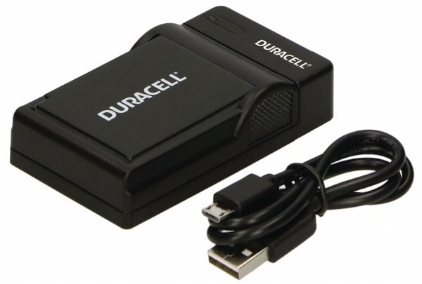 Duracell DRC5905, USB, Batteriladdare för inomhusbruk, Canon LP-E10, Svart, 5 V, 5 V