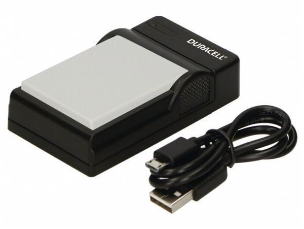 Duracell DRC5909, USB, Innendørs, Canon NB-7L, Sort, 5 V, 5 V