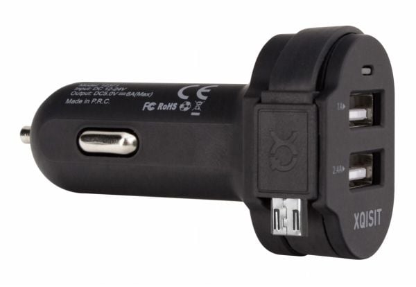 Xqisit 20425, Automaattinen, Savukkeensytytin, USB, musta