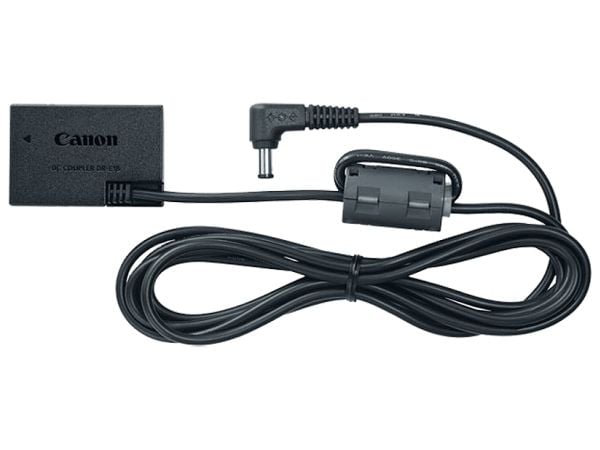Canon DR-E18 - DC-kopler - for EOS 200, 750, 77, 8000, 850, 9000, Kiss X10, Kiss X8i, Kiss X9, Rebel SL2, Rebel T8i