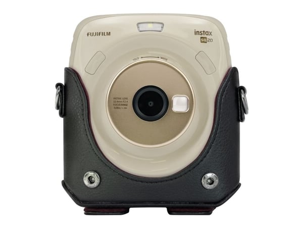 Fujifilm Instax - Eske for kamera - kunstlær - svart - for Instax SQ20
