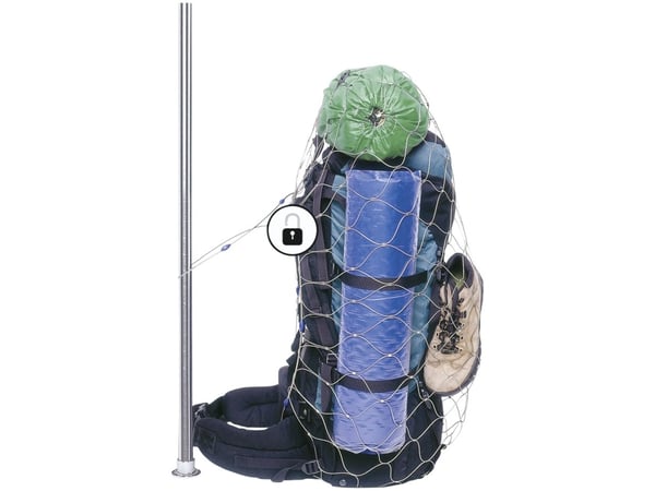 Pacsafe 120L, Matkatavaralukko, Mikä tahansa tuotemerkki, Polykarbonaatti, Ruostumaton teräs, Ruostumaton teräs, Reppu, 120 mm
