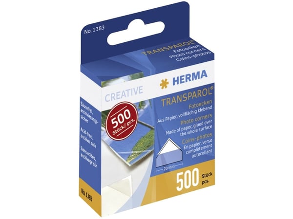 HERMA 1383, Läpinäkyvä, 500 kpl, Happo, Liuotin