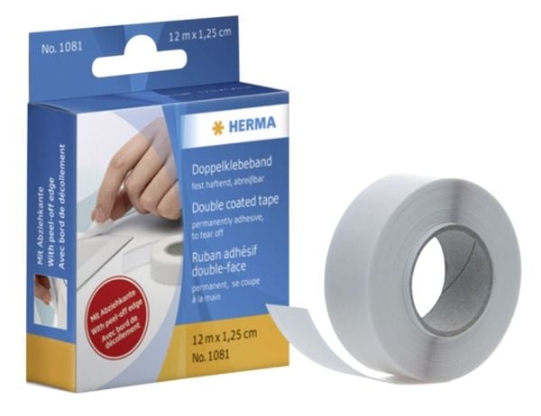 HERMA Adhesive tape refill packs 7,5m gummed width 12mm, 16 mm, 1,2 cm